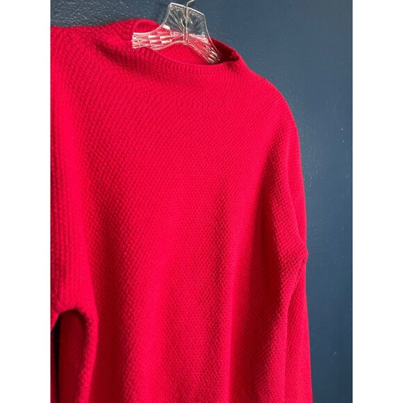 Stitches + Stripes Womens Hot Pink Waffle Knit Sweater XL - Picture 5 of 10